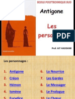 ANTIGONE (Les Personnages)