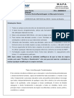 Atividade Mapa Políticas e o Processo Ensinoaprendizagem Na Educação Inclusiva