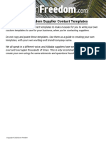 Amazon FBA Supplier Template