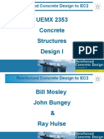 UEMX 2353 Concrete Structures Design I