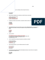 Exámen V Bloque Ciencias II