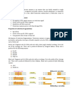 Restriction Enzymes: Restriction Enzymes Is An Enzyme That Cuts Double Stranded or Single