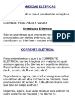 Grandezas Elétricas - Corrente Elétrica