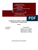 Accidentes de Trabajo y Enfermedades Profesionales U Ocupacionales