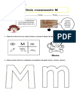 Guía 1 Consonante M