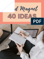 40 Lead Magnet Ideas