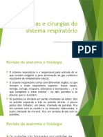 Aula 15 Doenças e Cirurgias Do Sistema Respiratório