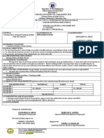 Project Proposal: Enclosure No. 2-B To Div. Memo No. 156 S, 2021 Re: GUIDELINES IN THE PREPARATION OF Proposals