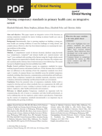 Nursing Competency Standards in Primary Health Care - An Integrative