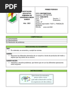 Guia Matematicas Uno Primer Periodo