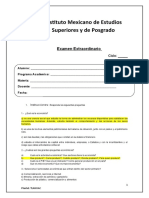 RESPUESTAS Examen Extraordinario IMESP PROBLEMAS SOCIOECONOMICOS DE MEXICO