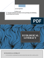 Ecological Literacy