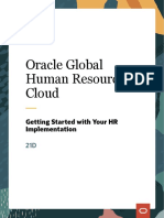 Oracle Global Human Resources Cloud: Getting Started With Your HR Implementation