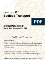 Lecture 6 Bedload Transport