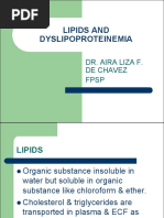 Lipids and Dyslipoproteinemia - 2020