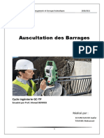 Auscultation Des Barrages Projet