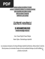 Électricite Industrielle: Dr. Mohamed Miloudi