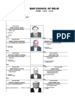 N - 1 Bar Council of Delhi