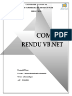 Compte Rendu VB Net