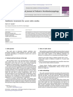 Antibiotic Treatment For Acute Otitis Media