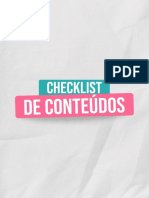 Checklist de Conteúdos para o Enem 2023