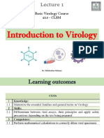 Lecture 1 Introduction To Virology 213-CLSM L4