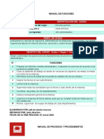 Manual de Funcion Gerente General