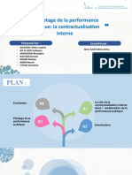 Le Pilotage de La Performance Publique-La Contractualisation Interne