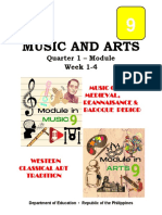 Music and Arts: Quarter 1 - Module Week 1-4