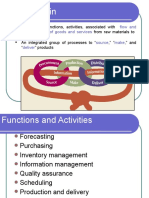 Supply Chain: Flow and Transformation of Goods and Services Source Make Deliver