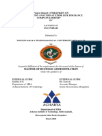 A Study On Ratio Analysis at Exide Life Insurence Company Limited.