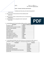 Proteins - Functions and Structure (Alcantara, Jhonalyn B.) BSP 2-7