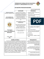 Programa Iza de Banderas Del Estado Plurinacional 2 de Agosto