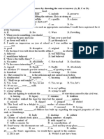 Hoang Văn TH I. Complete The Following Sentences by Choosing The Correct Answer (A, B, C or D)