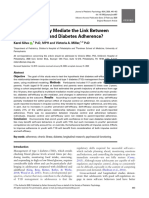 Does Self-Efficacy Mediate The Link Between Impulse Control and Diabetes Adherence?