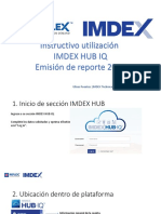 Instructivo Emision de Reporte 2022 - IMDEX