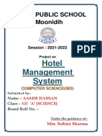 Hotel Management System