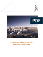 Comparison Study For Various Structural Slab Systems