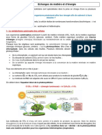 2nde - Thème 1 - Chap1 - I - Photosynthèse Et Respiration Cellulaire