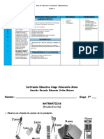 Plan de Nivelación Matemáticas 3° 2022