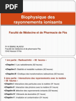 1 - Biophysiques Des Rayonnements Ionisants