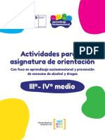 Actividades 3 y Cuarto Medio