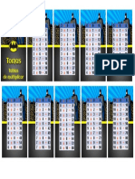 Tablas de Multiplicar Batman. by Ana