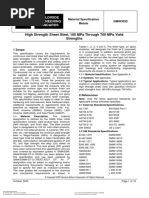 High Strength Sheet Steel, 180 Mpa Through 700 Mpa Yield Strengths