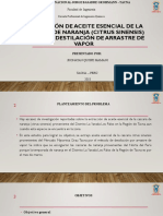 Tesis Extracción de Aceite Esencial de La Cáscara de Naranja
