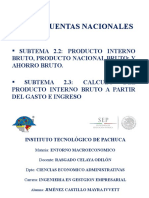 2.2 y 2.3 Pib, PNB y Ahorro Nacional