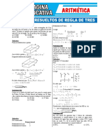 Ejercicios Resueltos de Regla de Tres Pagina Educativa