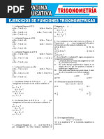 Ejercicios de Funciones Trigonometricas Pagina Educativa