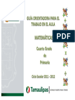 Guía de Matemáticas 4o