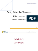 Amity School of Business:, 4 Semester Financial Management 2